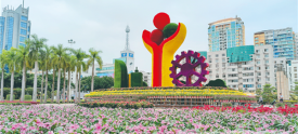 多彩景观迎国庆