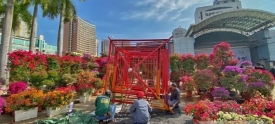 宝巾花布展