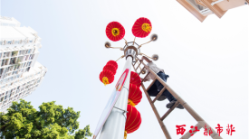 挂灯笼 迎新春