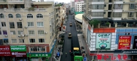 龙圩区五条道路完成“白改黑”