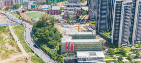 振兴小学新校区教学楼外墙装修