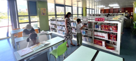 图书馆里过暑假