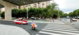 高旺大桥北岸周边道路有序通行
