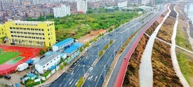 西堤路道路配套日趋完善