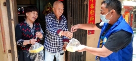 万秀区城北街道居家养老服务中心长者饭堂试运行