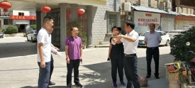 市政协领导到龙圩区调研督导创城工作