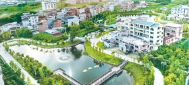 蒙山县打造村屯公园绿地