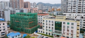 新建社区卫生服务中心业务用房封顶
