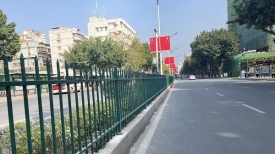 文明城市创建丨梧州市区多条道路设中央隔离栏
