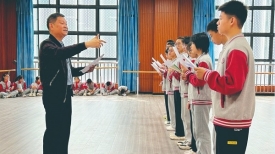志愿服务丨“强国复兴有我”梧州市文艺进校园志愿服务活动走进培文学校
