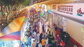 美食集市吸引人