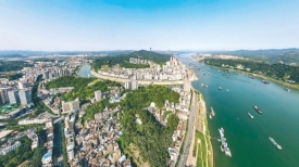 文明城市创建丨春光明媚 山水壮美