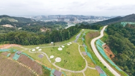 文明城市创建丨广信森林公园多个区域建设成型