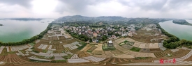 文明村镇创建丨美丽乡村画卷在藤县大地上徐徐展开