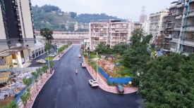 文明城市创建丨西环路延长线第一阶段工程路段贯通