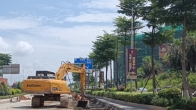 文明城市创建丨舜帝大道修复有序推进