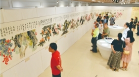 “强国复兴有我”梧州市美术书法作品展览正式开展