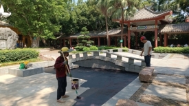 文明城市创建丨提升珠山公园景观