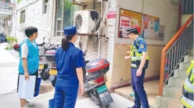 文明城市创建丨整治“飞线充电” 营造平安环境